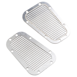 Yeah Racing Stainless Steel Front Hood Vent Plate - TRX-4
