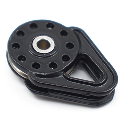 Yeah Racing Heavy Duty Winch Snatch Block Black