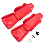 Yeah Racing Hard Plastic Seats for 1/10 Crawler (2 pcs) - Red