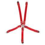 Yeah Racing Scale Accessory Safety Belt Red For 1/10 RC Crawler