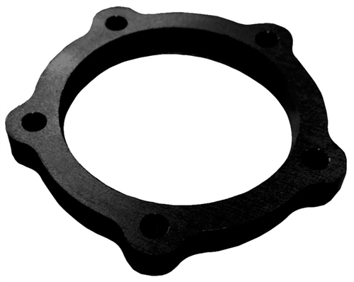 XB 600 Left Front Brake Rotor Spacer for Aluminum Rotor.  Black.