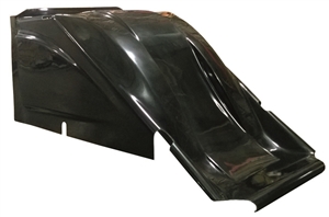 XXX 600 Mini Sprint Hood.  Dual Duct.  Black.