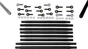 600 Mini Sprint Complete Rod Kit.  4130 Tie Rod.  Black.