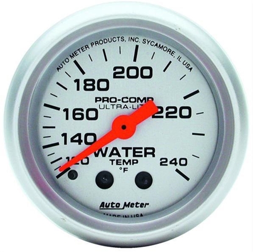 Auto Meter 4332 Ultra-Lite Water Temperature Gauge