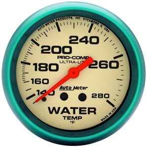 Auto Meter 4535 Ultra-Nite Water Temperature Gauge