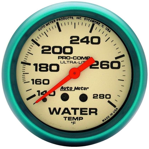 Auto Meter 4535 Ultra-Nite Water Temperature Gauge