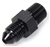 -3 AN To 1/8" NPT Straight Fitting.  Black.
