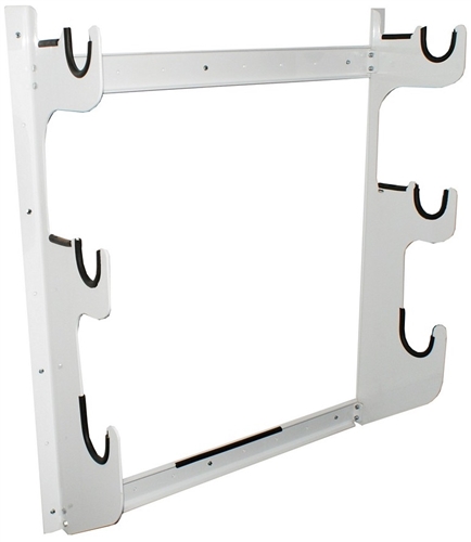 HRP Sprint Axle Rack. 1 Rear And 2 Front. White.