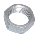 1/2" Jam Nut. Left Hand Thread. Aluminum.