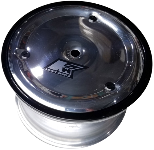 Keizer 600 Mini Sprint Wheel.  Front.  10"x6".  4" Offset.  With Bead Lock and Mud Cover.