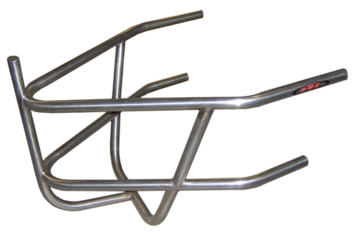 XXX Sprint Car Rear Bumper With Basket. Stainless Steel. Polished.