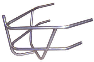 XXX Sprint Car Rear Bumper With Basket. 4130. Plated.