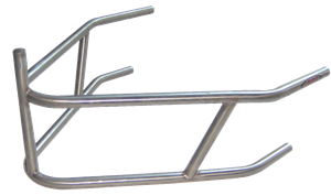 XXX Sprint Car Rear Bumper With Post. Stainless Steel. Polished.