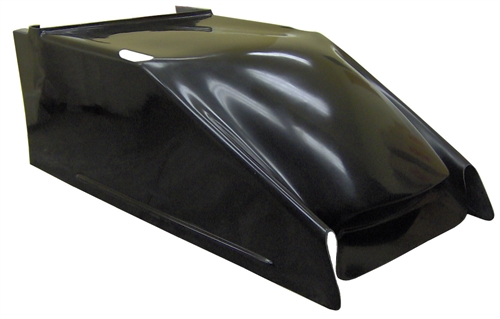 XXX Sprint Car 'Clean Air' Hood.  Black.