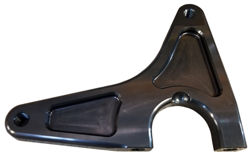 XXX Sprint Car Left Front Steering (Combo) Arm.  Black.