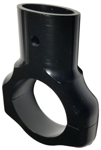 XXX Sprint Car Aero Nose Wing Clamp.  Aluminum (Sold Individually). Black.