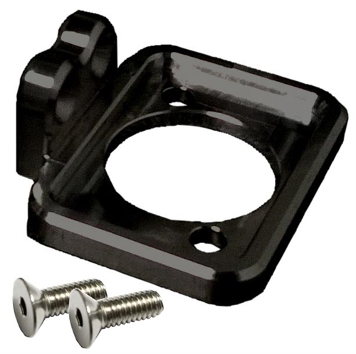 Top Steering Gear Mount Fuel Shutoff Bracket (MPD).  Black.