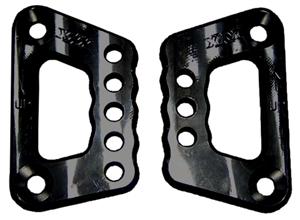 XXX Sprint Car Long Radius Rod Brackets (Sold as pair).  Black.