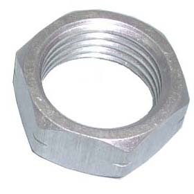 5/8" Jam Nut. Left Hand Thread. Aluminum.