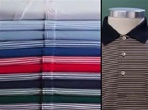 Fairway and Greene classic stripe lisle 301221 double mercerized short sleeve pureformance golf shirt