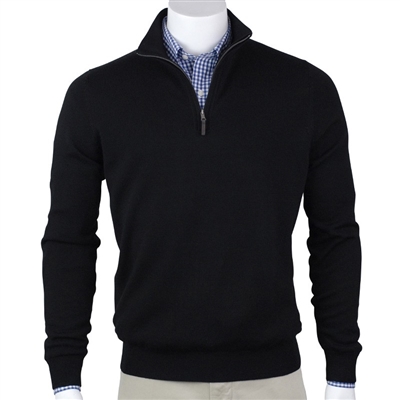 Fairway and Greene Men's Merino 1/4 Zip Windsweater