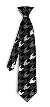 Black Silver Razzle Silk Tie LoudMouth Golf