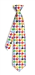 Razzle Dazzle White Silk Tie LoudMouth Golf