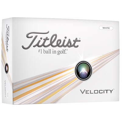 Titleist velocity custom double number golf balls personalized