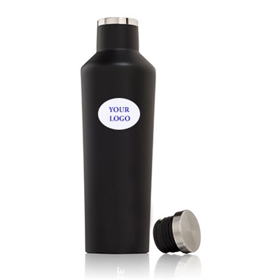 black custom logo canteen corkcicle 25 oz