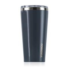 Gloss Graphite custom logo tumbler corkcicle