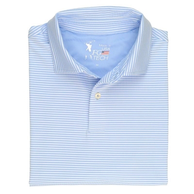 Fairway and Greene made in usa men's polo shirt. Moisture wicking performance shirt for golf and active lifestyles.