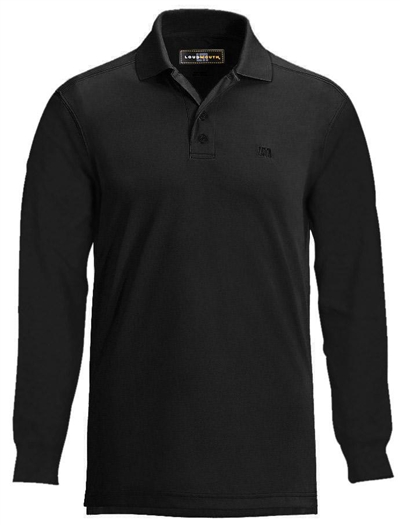 loudmouth jet black golf shirt moisture wicking