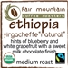 Ethiopia "Natural" Yirgacheffe - Fair Trade Organic