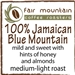 100% Jamaican Blue Mountain - 8 oz.