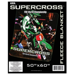 Supercross Fleece Blanket