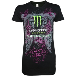 Monster Energy Supercross Ladies Angelic Tee - Small