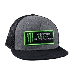 Monster Energy Supercross Stitch Patch Cap