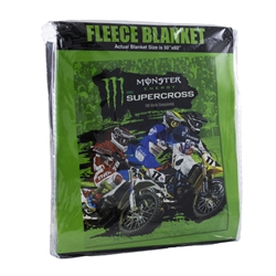 Monster Energy Supercross Fleece Blanket