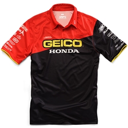 GEICO Honda 100% Team Pit Shirt - Small