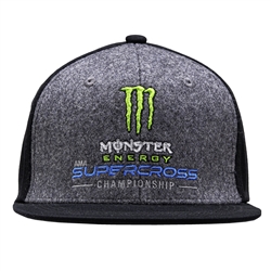 Monster Energy Supercross 24 Gray Cap