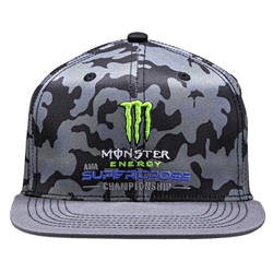 Monster Energy Supercross 24 Snow Camo Cap