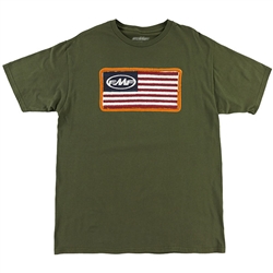 FMF Racing Stars & Bars Green Tee