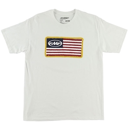 FMF Racing Stars & Bars White Tee