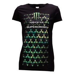 Monster Energy Supercross Ladies Angled Tee