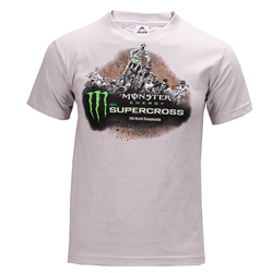 Monster Energy Supercross Series Tee - Gray