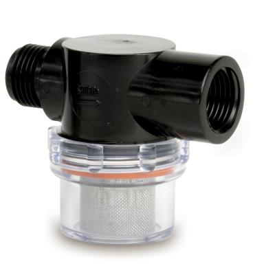 Shurflo by Pentair Twist-On Water Strainer - 1/2&quot; Pipe Inlet - Clear Bowl