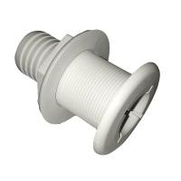 Johnson Pump Thru-Hull - 1-1/2&quot; - White