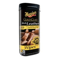 Meguiars Gold Class Rich Leather Cleaner  Conditioner Wipes