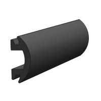 TACO 70 Flexible Black Rub Rail Insert 1-3/16&quot; x 1/2&quot;