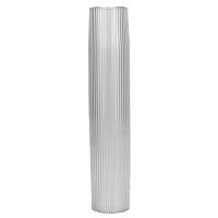 TACO Aluminum Ribbed Table Pedestal - 2-3/8&quot; O.D. - 26&quot; Length